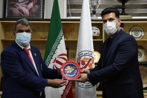  دیدار روسای فدراسیون ایران و افغانستان در دفتر پاکدل 
